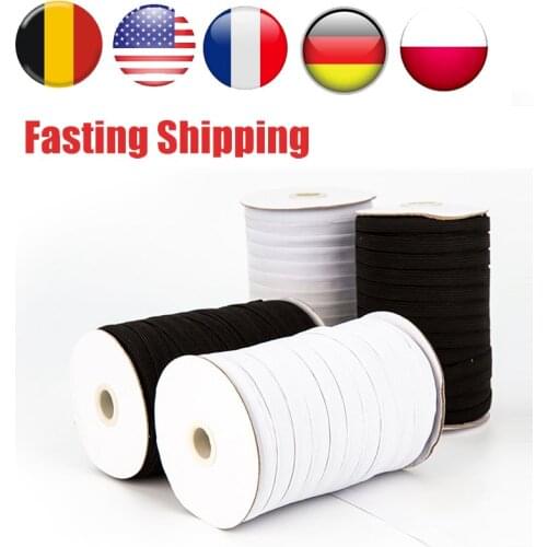 Elastique Couture 3mm 5mm 6mm 10mm Elastic Band for Mask 3mm-12mm Wide Elastic Cord Ribbon Bands for Masks Clothing Sewing