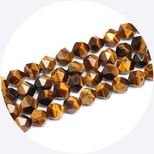 Hot Fashion 8mm Brown Tiger Eye Beads,Free Shipping 3 Strands Faceted Brown Tiger Eye Beads For Jewelry Bracelets Making,GF13