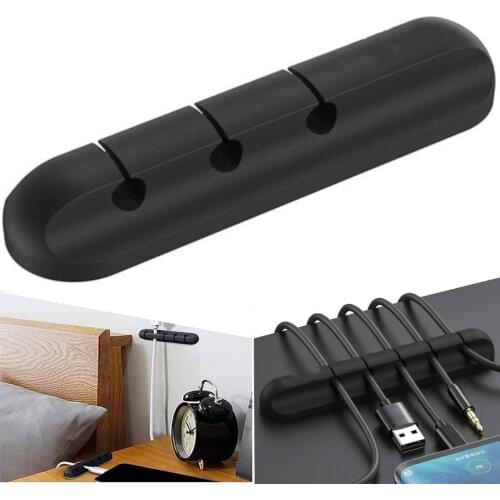 Cable Wire Clips Ties, Holder Tidy Management. Organise Your Desk, Office or car with Adhesive