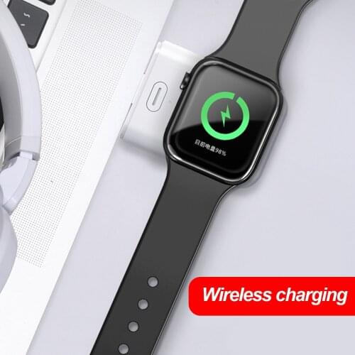 Gosear Mini Magnetic Wireless Power Bank Charger Charging Dock for Apple Watch iWatch Seriess 4 3 2 1 NIke+ Hermes Edition