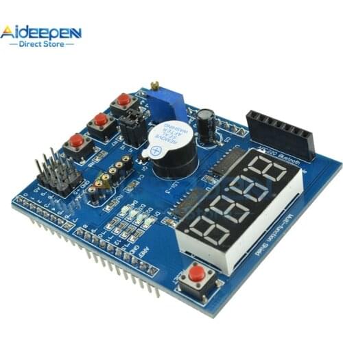 For Arduino Multifunctional Shield Expansion Board LED Display Learning Board With Buzzer For Arduino UNO R3 LENARDO Mega 2560