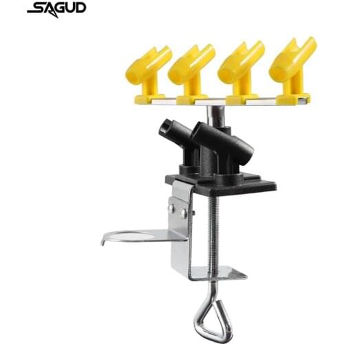 Airbrush Holder Kits Universal Clamp-On Hold Up 6 Paint Guns and 1 Regulator for Supporting Airbrush 360Degree Efficient Work