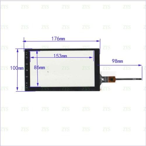 NEWXY-PG70049 NEW 7 inch 176mm*100mm 6 wire Universal Touch Screen Panel Digitizer CAR GPS