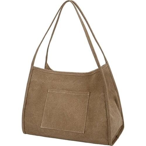 New Fashion Canvas Womens Handbag Women Large Tote Bag Female Bucket Shoulder Bags Lady Leather Messenger Bag Shopping Bag