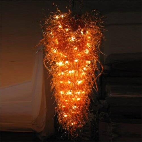 New Arrival Cheap Price Small Chandelier Lighting Dale Chihuly Art Plates Chandelier Glass Dome Light