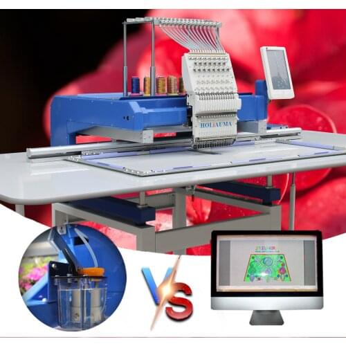 Single head with Large size for Price Flat Computeriezed Embroidery Machine price embroider machine for Kenya