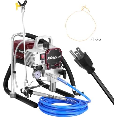 KKmoon Professional Airbrush High-pressure Airless Spray Gun Electric Paint Sprayer Internal-feed Painting Tool Spraying Machine