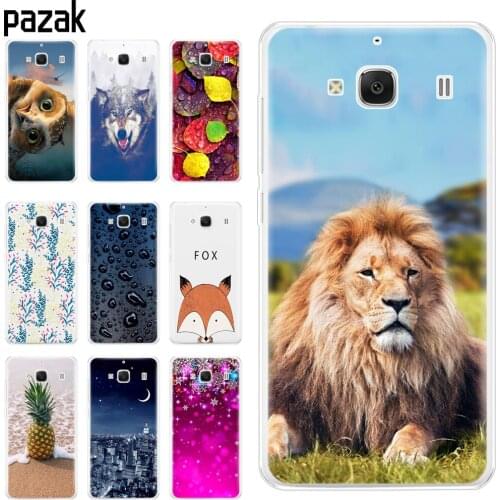 Silicone Case For Xiaomi Redmi 2 Redmi2 soft tpu Cool Design Cover For Xiaomi Hongmi Redmi 2 Hongmi2 Phone Case protective coque