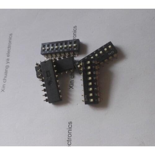 SMD 2P 4 8pin bits 2.54mm DIP switch / toggle switch / digital switch Gold plated