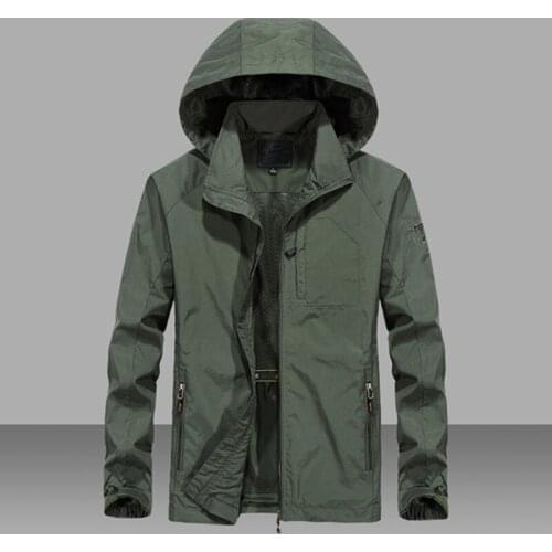 2019 New Sport Outdoor Cycling Single Layer Thin Section Breathable Jacket Windproof Waterproof Mountaineering Jacket Male