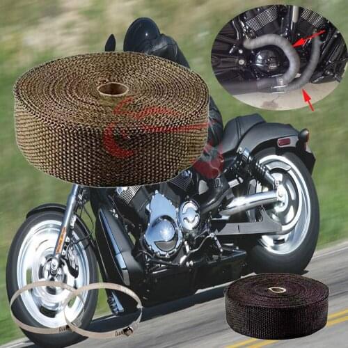 High temperature stainless steel cable 15m x 5cm cover for Harley sportster 883 1200 XL motorcycle