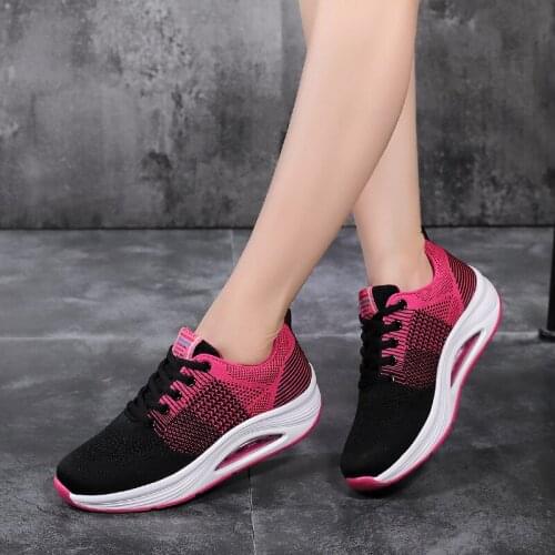 New Practice Square Dance Shoes Black Colored Mesh Sneaker Jazz Shoes Comfortable Soft Sole 5cm Heeled Dance Sneaker Women