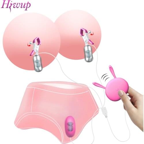 10 Modes Nipple Stimulation with Vibrating Egg Breast Enlargement Masturbator Chest Massage Vibrator Sex Toys for Women Couples