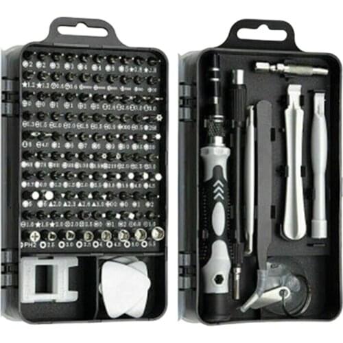 115 In 1 Screwdriver Set Of Screw Driver Bit Set Multi-function Precision Mobile Phone Watch Repair Device Hand Tools Set