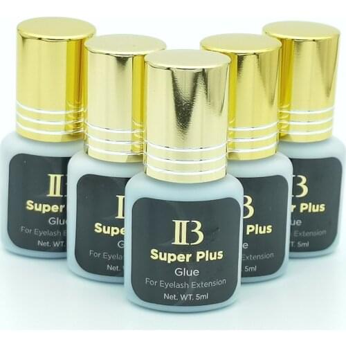 5Bottles/Lot I-Beauty IB Super Plus Glue 5ml Individual Fast Drying Powerful Eyelash Extension Adhesive Glue Wholesale Makeup