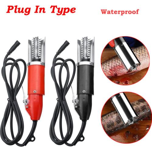 120W Automatic Electric Fish Scaler Seafood Fish Scale Scraper Remover Cleaner Tool Portable Household Kitchen Gadgets 2020