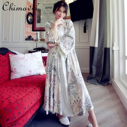 Женские шелковые халаты Chimavvi China At AliExpress