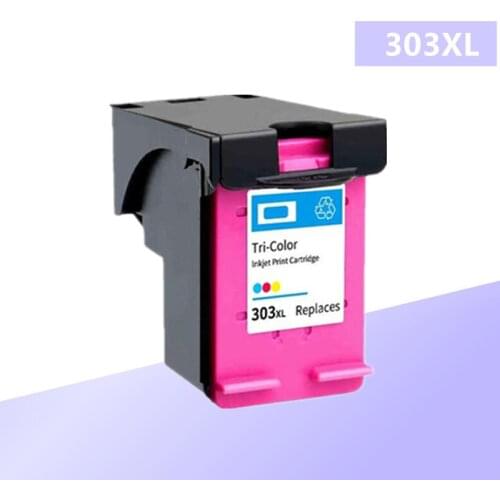 Color Ink Cartridge 303XL Compatible for HP303 for Hp 303 for HP Envy 6220 6222 6230 6234 6252 6255 7120 7130 7132 7155 Printers