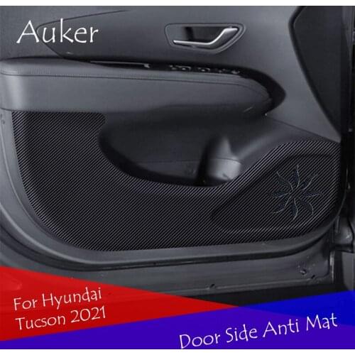 Car Door Anti-dirty Anti-kick Mat Pad Cushion Sticker Garnish Decoration Car-styling For Hyundai Tucson 2021 Accessories