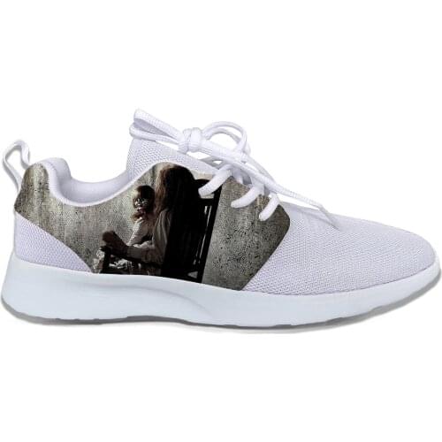 Hot Annabelle Comes Home Horror Movies 3D Printed Shoes Men Women Lightweight Casual Running Shoes Breathable Sports Shoes