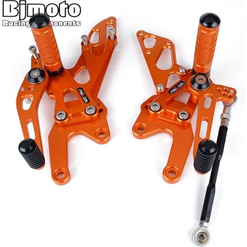 Pair Motorcycle CNC Adjustable Rear Set Rearsets Footrest For 1290 R/GT 2014 2015 2016 2017 2018 2019