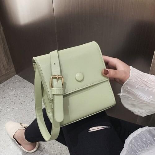 New Arrive 2021 Womens Vintage Flap Brief Messenger Bags Pu Leather Small Shoulder Bags Crossbody Bags bolsa feminina