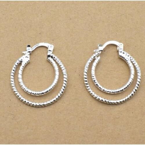 New angel 925 sterling silver 2017 fashion design earrings luxury twist earrings studs earrings jewelry women 5