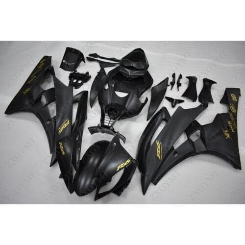 Motorcycle Fairing YZFR6 2006 - 2007 Matte Black Body Kits for YAMAHA YZFR6 2006 Fairings YZF R6 2007