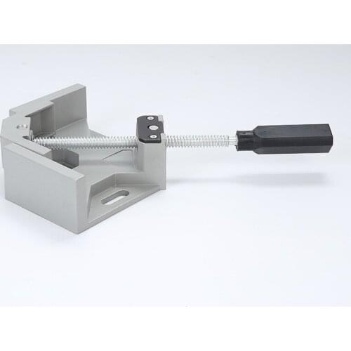 Single Handle 90 Degrees Right Angle Clamp Two Axis Alluminum Carpentry Woodworking Tools Welding Clamp