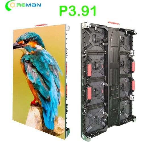 P4.81 P3.91 portable led slim panel stage background 500x1000 video led display screen panel