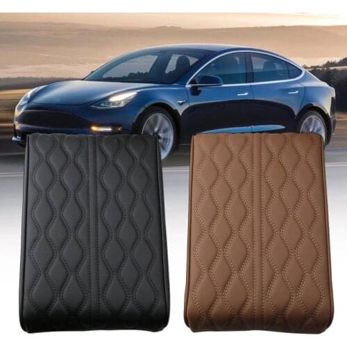Car Central Armrest Box Pad Armrest Support Memory Cotton Booster Pad for Tesla Model 3 Model3 2016 - 2019 Accessories