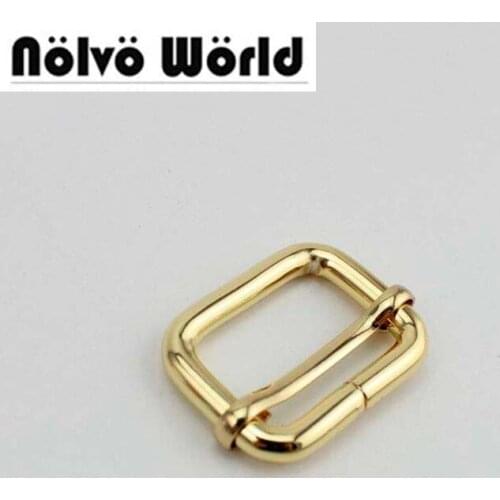 50pcs Non welded 26X20mm(1 inch) Slider buckle,DIY Belt Ribbon Roll Buckle Strap Adjuster Tri-glide Buckles