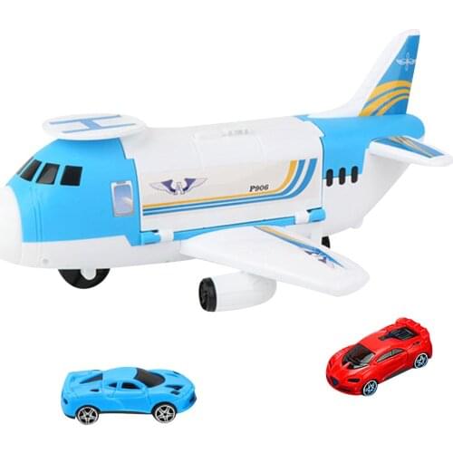 Airplane Toy Transport Cargo Car Toy Play Set Take Apart Plane Gift For Kids