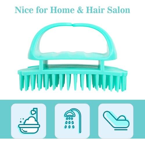 Head Scalp Massage Brush Hair Scalp Massager Shampoo Brush Manual for Wet & Dry Hair Scalp Care Comb