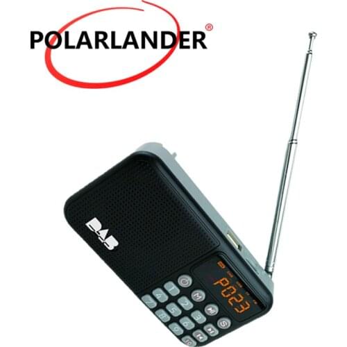 TF Card U Disk MP3 Music Player Mini DAB/DAB+ 3W Portable FM Receiver Bluetooth BT 4.0 Speaker Digital Radio