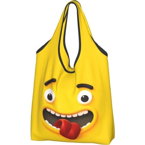 Face Cute Canvas Bag Woman Cheap Bag Japanese Anime Chibi Ins Storage Bag