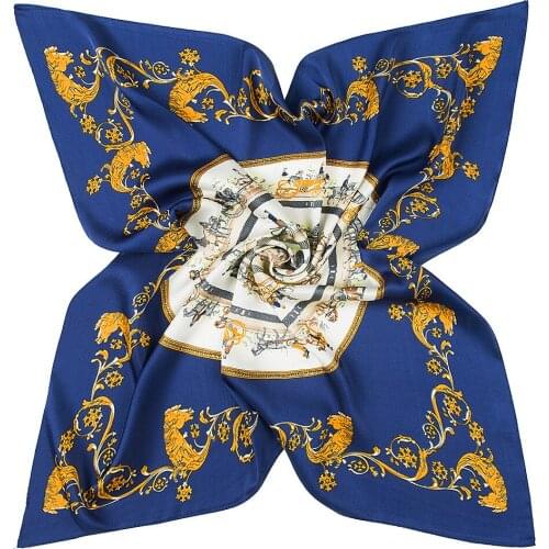 Women Silk Bag Scarf Fashion Lady Hair Square Scarves Female Shawl And Wraps Women Bandana Designer Print Foulard Neckerchief