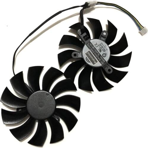 2Pcs/set PLA09215B12H GTX970 GPU VGA Cooler Graphics Card Fan For EVGA GTX 970 ACX2.0 Video Cards Cooling System As Replacement