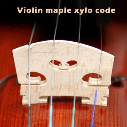 4Pcs Maple Wood Violin Bridges Handmade for 1/4-4/4 Size Violin Musical Instrument ASD88