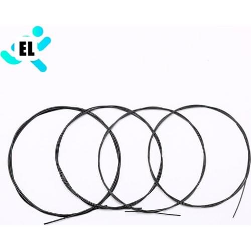 4Pcs/set Black Nylon Ukulele Strings Replacement Part For 21 Inch 23 Inch 26 Inch Stringed Instrument