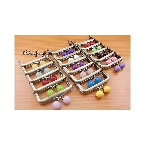 8 cm 16 colors bobbles metal frame anti brass purse frames (wholesale) Z64