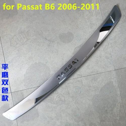 Auto parts Car-copper 304 stainless steel shock Rear Protector Sill fit for 2006-2018 Volkswagen Passat B6 B7 car style