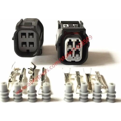 5 Sets Sumitomo HV/HVG Series 040 O2 Sensor Automotive Connector 4 Pin Female Male Waterproof Socket Plug 6189-7039 6188-4776