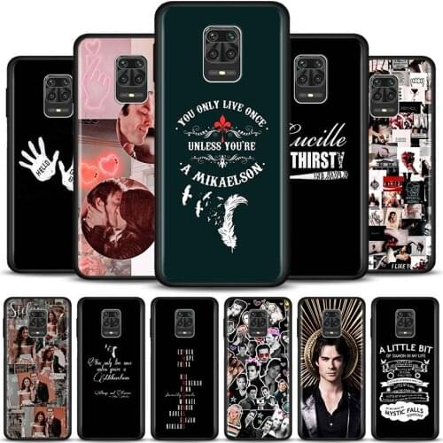 The Vampire Diaries Stefan Fundas For Xiaomi Redmi Note 10 9 9s 9t 8 8t 7 Pro Shell for REDMI K40 K30 K20 9 Prime 9i 7a 6a Cases