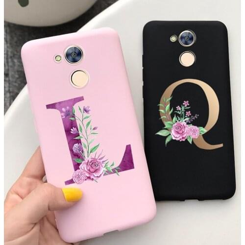 Honor 6A Case Soft Silicone Cute Letters Cover For Huawei Honor 6A Pro Cases Full Protective Bumper For Honor 6 A Honor6A Fundas
