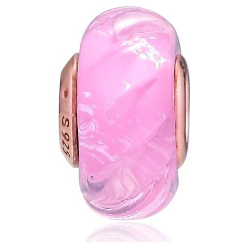 CKK Fits Pandora Bracelet Glittering Grooves Beads For Jewelry Making Charms Sterling Silver 925 Original Bead Charm Kralen