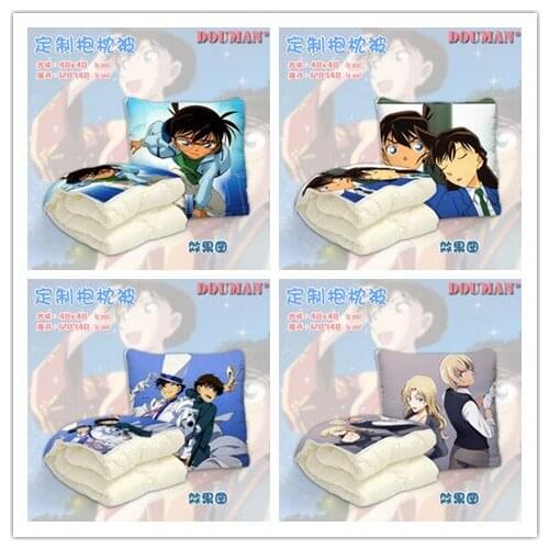 Detective Conan Anime Customized Foldable Quilt Summer Decoration Bed Home Throw Pillow Air Condition Blankets NEW