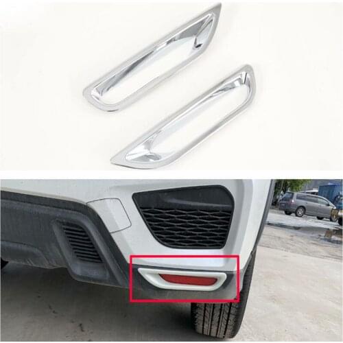 For Mitsubishi ASX Outlander Sport ES 2020 2021 ABS Chrome Rear Reflector Fog Light Lamp Cover Trim Bezel Frame Styling