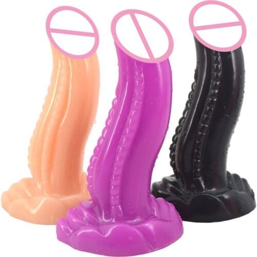 Fetish Big Animal Dildos Artificial Cock Penis with Suction Cup Anal Beads Plug Vagina Dildos Sex Toys For Women Masturbator