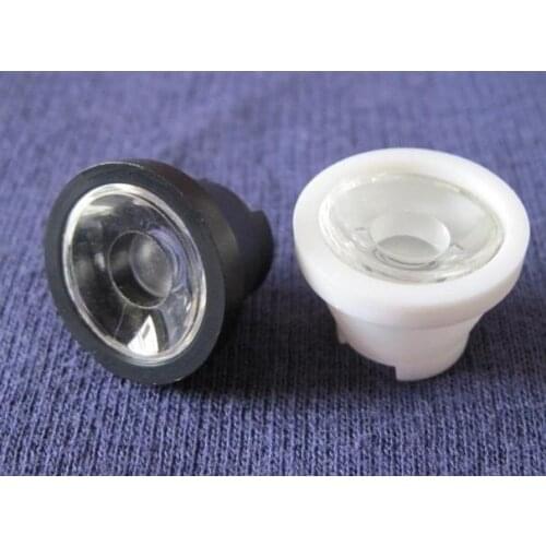 RNP-18.5 High quality Led Lens set , Concave surface, 25 Degree, Lens diameter: 15mm, With holder size: 18.5X13.5mm, PMMA